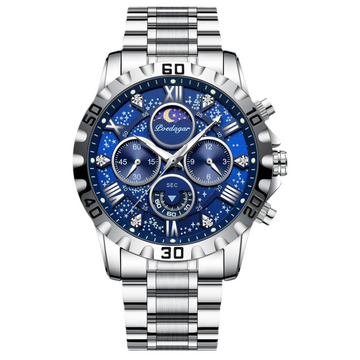 Relógio Masculino de Luxo POEDAGAR Quartz Impermeável
