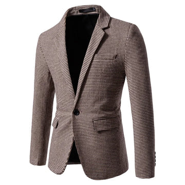Blazer Masculino Slim Fit Xadrez - Elegância e Conforto