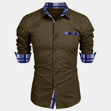 Camisa Masculina de Manga Longa - Estilo e Conforto