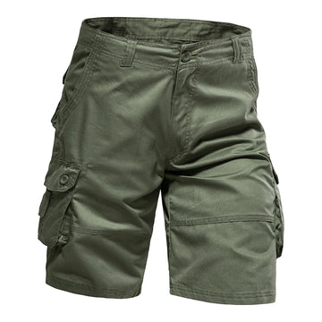 Shorts Masculinos de Praia com Bolsos Múltiplos