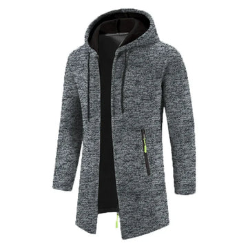 Jaqueta Masculina com Capuz e Zíper - Casual