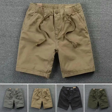Bermuda Masculina Casual de Algodão - Estilo Luxo