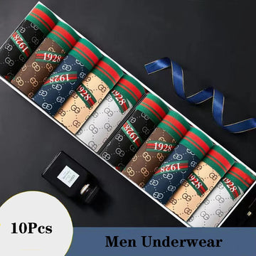Cueca Boxer Masculina Confortável - Kit 10 Peças