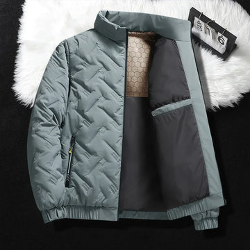 Jaqueta Masculina Acolchoada de Inverno Plus Size
