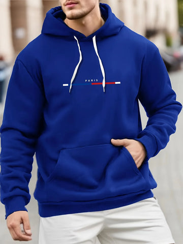 Moletom Masculino Paris - Estilo Casual Outono/Inverno