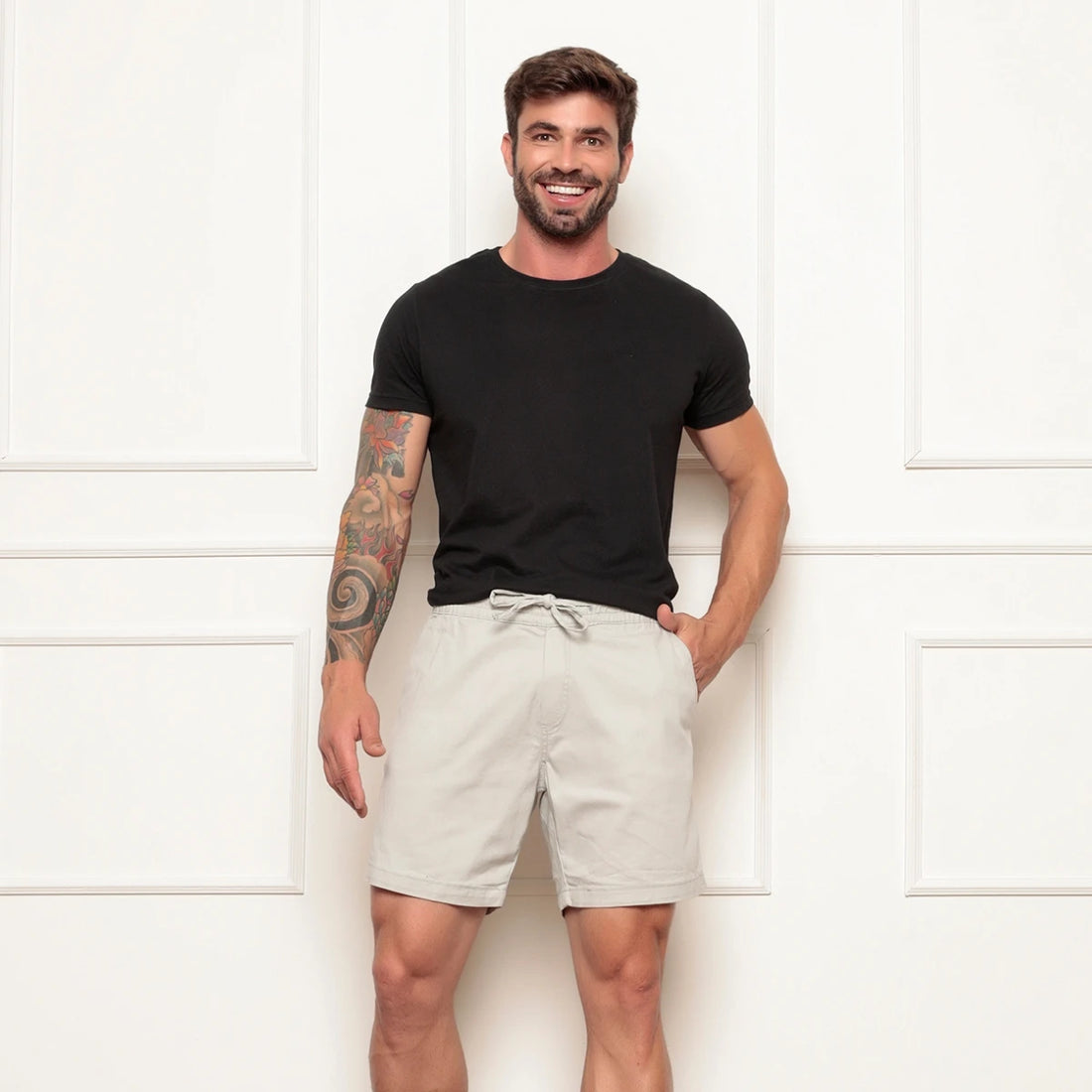 Bermuda Jogger Sarja Masculina - Conforto e Estilo