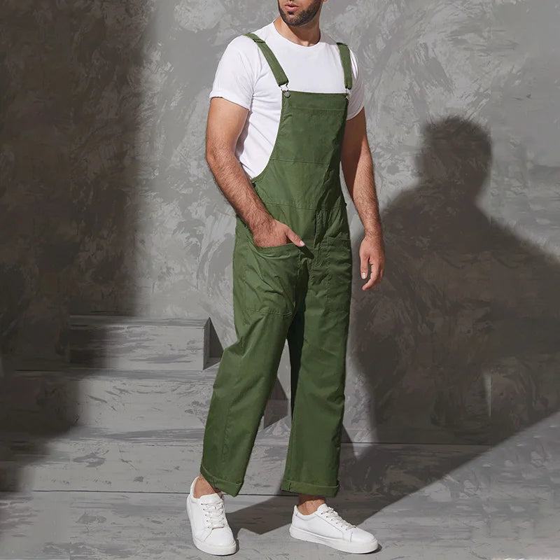 Macacão Masculino Multibolsos - Estilo e Conforto
