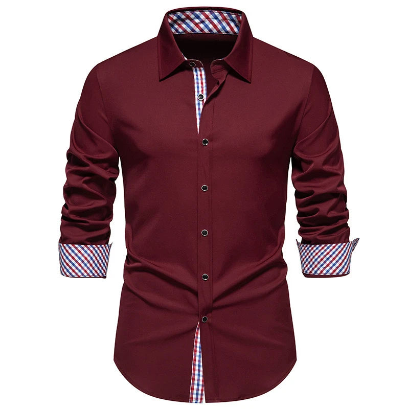 Camisa Masculina de Manga Longa - Estilo e Conforto