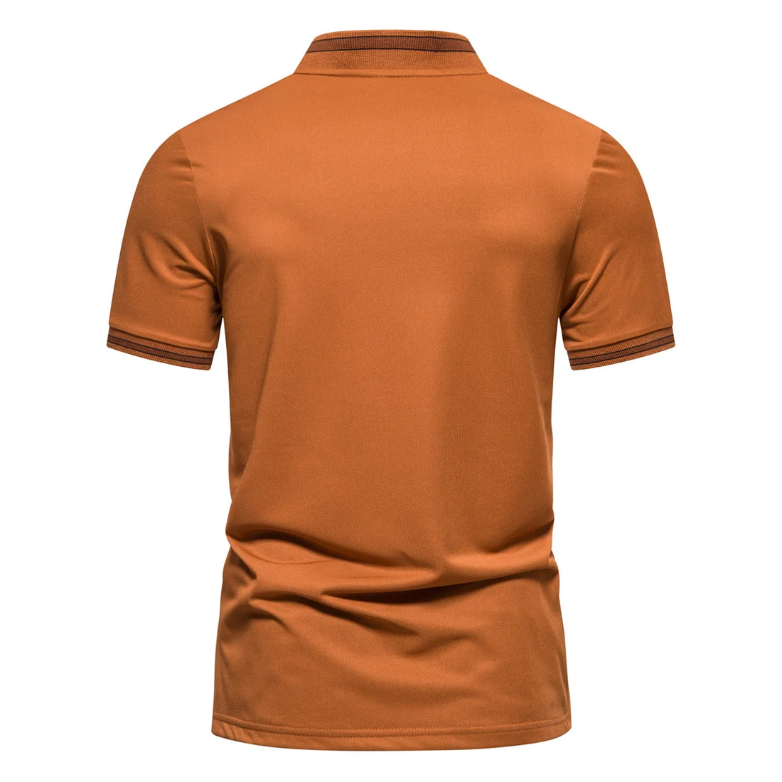 Camiseta Masculina com Gola de Zíper - Casual e Moderna