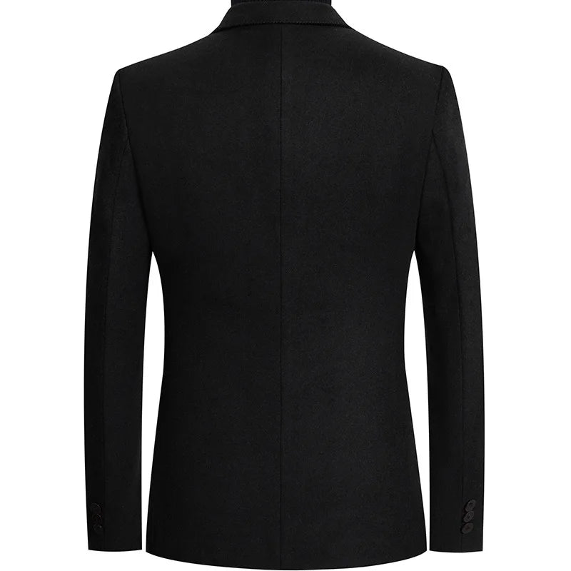 Casaco Masculino de Lã Casual