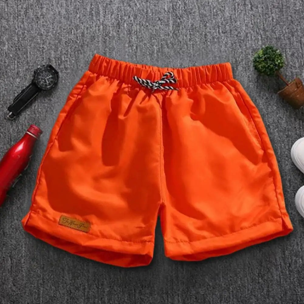 Shorts Masculinos de Verão com Cintura Elástica e Bolsos