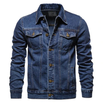 Jaqueta Jeans Masculina Casual Versátil para Outono
