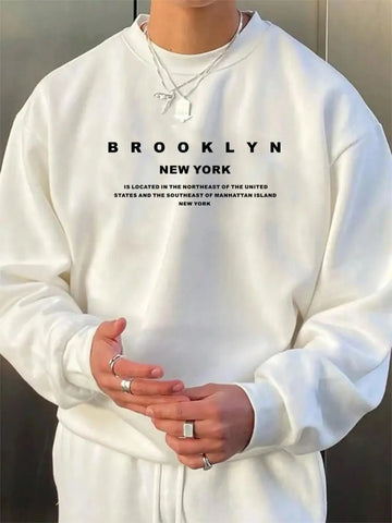 Moletom Masculino Estampado Urbano e Confortável