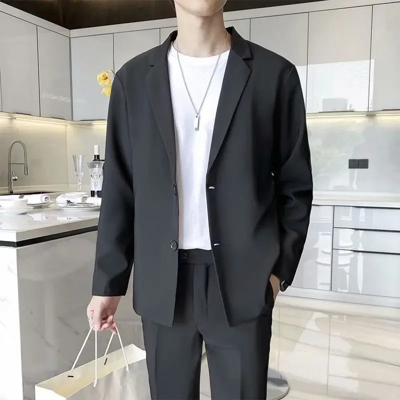 Blazer Masculino Casual Estilo Ocidental Moderno