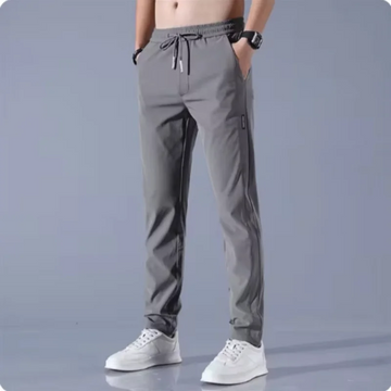 Calça Masculina de Secagem Rápida com Bolsos - Fitness