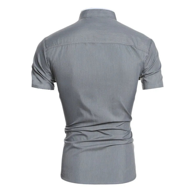 Camisa Masculina Monocromática - Estilo Casual e Conforto
