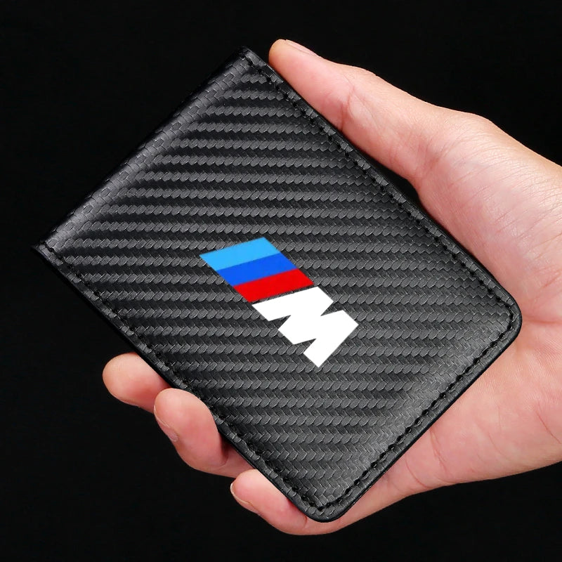Carteira Masculina Fibra de Carbono BMW M Power