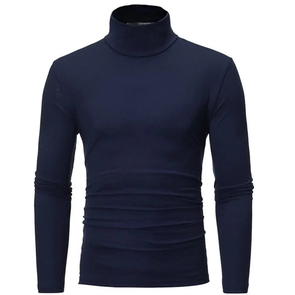 Camiseta Masculina Slim Fit de Gola Alta - Conforto e Estilo