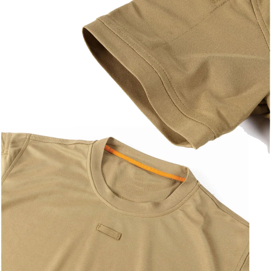 Camiseta Tática Masculina de Secagem Rápida