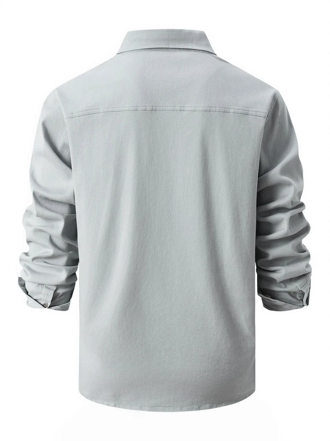 Camisa Masculina Linho Algodão Stretch Manga Longa