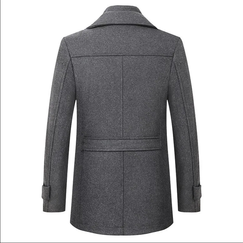 Casaco de Lã Masculino Elegante e Funcional