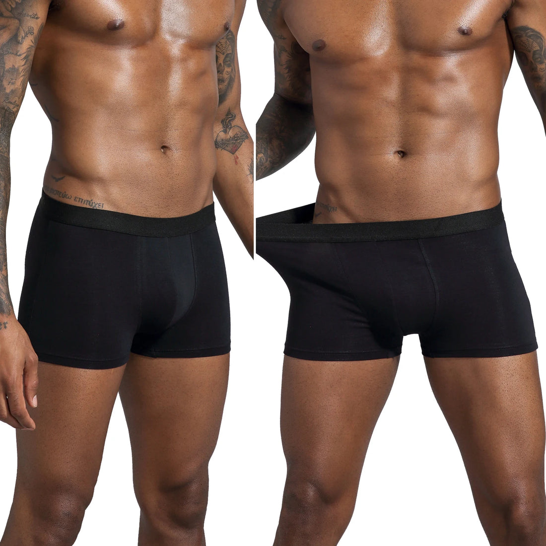 Kit Luxo 6 Cuecas Boxer Masculinas de Algodão